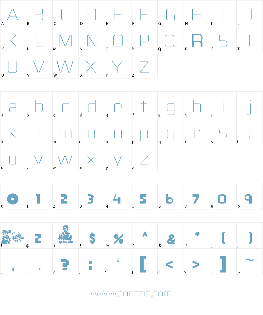 S-PHANITH FONTER TOUCH Font Character
